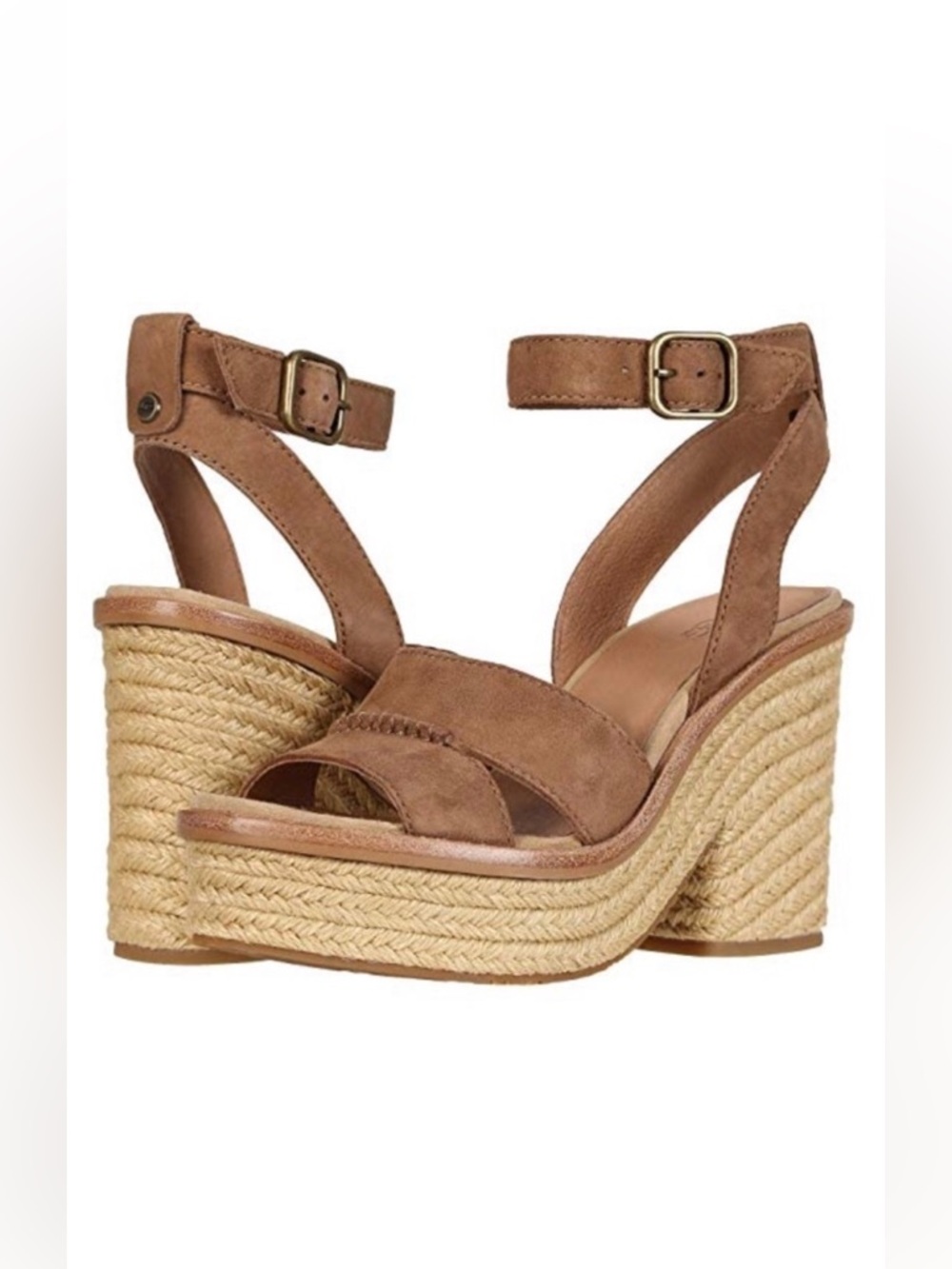 Ugg Carine Chestnut Sandal 9.5 New In Box
